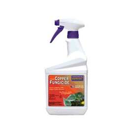 Bonide 775 Copper Fungicide, Liquid, Fat, Blue, 1 qt Bottle