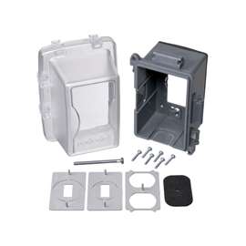 Red Dot CKPM Cover, 6-5/32 in L, 4-11/16 in W, Rectangular, Polycarbonate, Clear