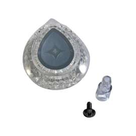 Danco 10303 Faucet Handle, Acrylic, For: Moen Bathroom Single Handle Sink or Tub/Shower Faucets