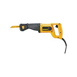 DeWALT DWE304 Reciprocating Saw, 10 A, 1-1/8 in L Stroke, 2800 spm, Includes: (1) Instruction Manual