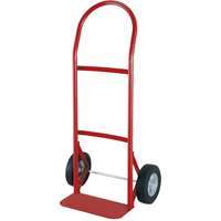 ProSource Hand Truck, 250 lb Weight Capacity, 14 in W x 7 in D Toe Plate, Red