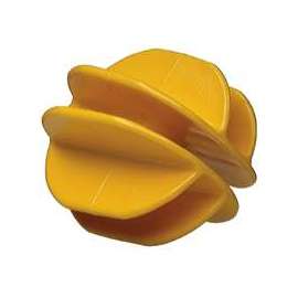 Zareba ICY-Z Corner Post Insulator, 9 to 22 ga Fence Wire, Aluminum/Steel, Plastic, Yellow