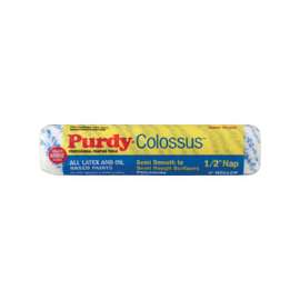 Purdy Colossus 140630093 Paint Roller Cover, 1/2 in Thick Nap, 9 in L, Polyamide Cover
