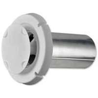 DUNDAS JAFINE ProShield BPSH4WZW Exhaust Hood, 8-1/8 in W Hood, 8-1/8 in H Hood, 4 in Duct, Polypropylene Hood