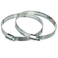 DUNDAS JAFINE MC4ZW Worm Gear Clamp, Galvanized Steel