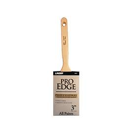 Linzer 2862-3 Paint Brush, 3 in W, 3-1/4 in L Bristle, Nylon/Polyester Bristle, Flat Sash Handle