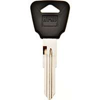 HY-KO 12005HD96 Automotive Key Blank, Brass/Plastic, Nickel, For: Honda Vehicle Locks