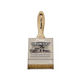 Premier Farm Home Ranch FHR00143 Stain Brush, Gold/Polyester Bristle
