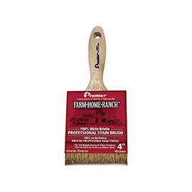 Premier Farm Home Ranch FHR00144 Stain Brush, White China Bristle