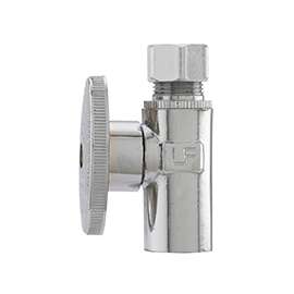 Plumb Pak PP62PCLF Shut-Off Valve, 1/2 x 3/8 in Connection, Sweat x Compression, Brass Body