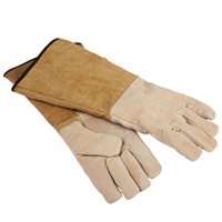 Simple Spaces CPA03110MM Hearth Fireplace Gloves, 16 in, Cowhide Leather