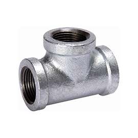 B & K 510-610BC Pipe Tee, 3 in, Threaded