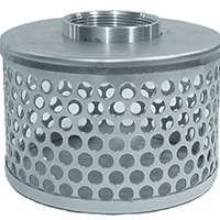 ABBOTT RUBBER SRHS-200 Hose Strainer, Steel, For: Pump Suction Hose