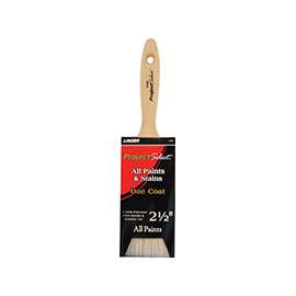 Linzer WC 1140-2.5 Paint Brush, 2-1/2 in W, 3 in L Bristle, Varnish Handle