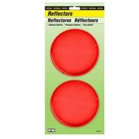 HY-KO CDRF-4R Carded Reflector, 9.63 in L Post, Red Reflector