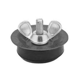 Oatey 33403 Test Plug, 4 in Connection, Plastic, Red
