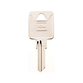 HY-KO 11010TM4 Key Blank, Brass, Nickel, For: Trimark Cabinet, House Locks and Padlocks