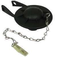 ProSource Toilet Tank Flapper, Specifications: 3 in, Black