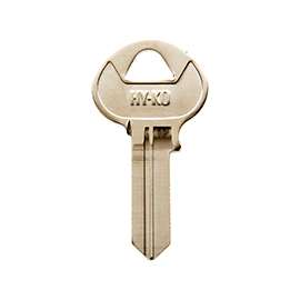 HY-KO 11010CO103 Key Blank, Brass, Nickel, For: Corbin Russwin Cabinet, House Locks and Padlocks