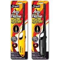 Scripto HW12 Utility Lighter, Butane, Black/Yellow
