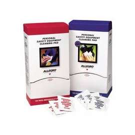 Alcohol-Free Respirator Cleaning Pad, White