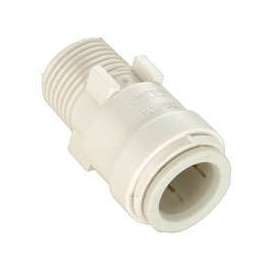 WATTS 35 Series 3501-0808/P-412 Connector, 3/8 x 1/2 in, CTS x NPT x Male, Polysulfide, 250 psi Pressure