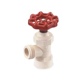 B & K ProLine Series 102-223/BCD-0500 Boiler Drain Valve, 1/2 in Connection, 100 psi Pressure, CPVC Body