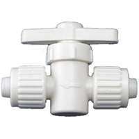 Flair-It 16880 Stop Valve, 1/2 in Connection, PEX, Plastic Body