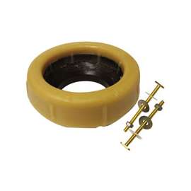 Keeney K836-4 Toilet Wax Gasket, Brass, Honey Yellow, For: 3 in or 4 in Waste Lines