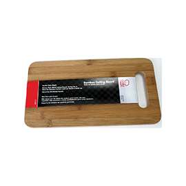 CHEF CRAFT 21588 Cutting Board, 14 in L, 7-1/2 in W, Bamboo, Brown