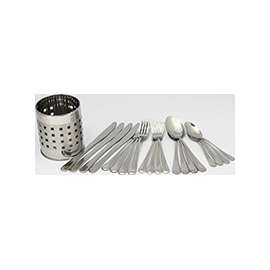 CHEF CRAFT 21710 Flatware Set, 20-Piece, Stainless Steel