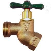 arrowhead 253LF Hose Bibb, 1/2 x 3/4 in Connection, FIP x Male Hose Thread, 125 psi Pressure, Bronze Alloy Body