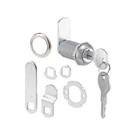 Defender Security U 9950KA Drawer and Cabinet Lock, Keyed Lock, Stainless Steel, Chrome
