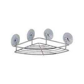 Simple Spaces SS-5881-CH-3L Shower Corner Shelf, 15 lb Max Weight Capacity, 1-Shelf, Steel, Polished Chrome