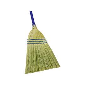 Quickie 900-6 Outdoor Broom, 12 in Sweep Face, Corn Fiber Bristle, Steel Handle