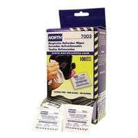 Respirator Cleaning Wipes, 5 in x 7 in, Includes 100 Wipes