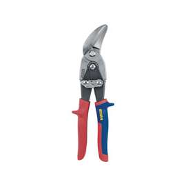 IRWIN 2073212 Snip, 9-1/2 in OAL, 1-5/16 in L Cut, Compound Cut, Steel Blade, Double-Dipped Handle, Green Handle