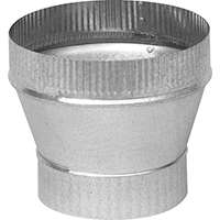 Imperial GV1361 Furnace Short Increaser, 7 to 8 in Connection, 24 Gauge, Galvanized