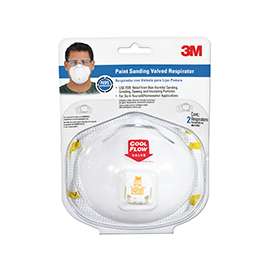 3M TEKK Protection 8511PA1-2A/R8511- Disposable Valved Respirator, N95 Filter Class, 95 % Filter Efficiency, White