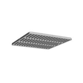 NDS 1211 Drain Grate, 12 in Dia, 11-3/4 in L, 11-3/4 in W, Square, 3/8 in Grate Opening, HDPE, Black