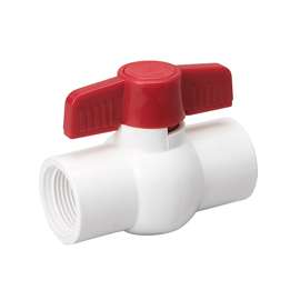 B & K 107-136HC Ball Valve, 1-1/4 in Connection, FPT x FPT, 150 psi Pressure, PVC Body