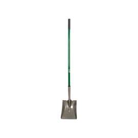 UnionTools 2432100 Square Point Shovel, 8.61 in W Blade, Steel Blade, Fiberglass Handle, 43 in L Handle