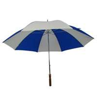 Diamondback Golf Umbrella, Nylon Fabric, Royal/White Fabric, 29 in