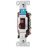 Eaton Wiring Devices CS115B Toggle Switch, 15 A, 120/277 V, Screw Terminal, Nylon Housing Material, Brown