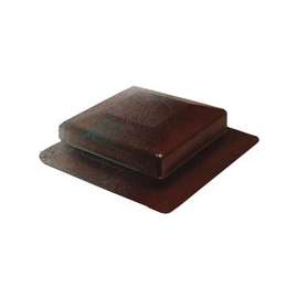 Duraflo 6050BR Roof Vent, 16.88 in OAW, 50 sq-in Net Free Ventilating Area, Polypropylene, Brown