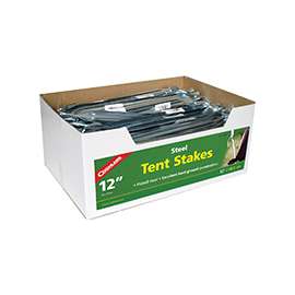 COGHLAN'S 9813 Tent Stake, 12 in L, 1/4 in W, Steel