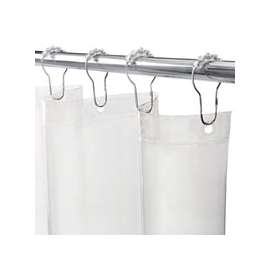 Kenney KN61708 Shower Liner, 72 in L, 70 in W, PEVA, Clear