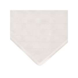Kenney KN61280 Bath Mat, 27-1/2 in L, 15-1/2 in W, Rubber, Off-White