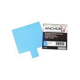 Cover Lens, 100% Polycarbonate, Miller, IS/OS Cover Lens, 4 1/4 in x 2 in