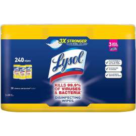 Reckitt Benckiser Lysol Lemon/Lime Wipes Tubs